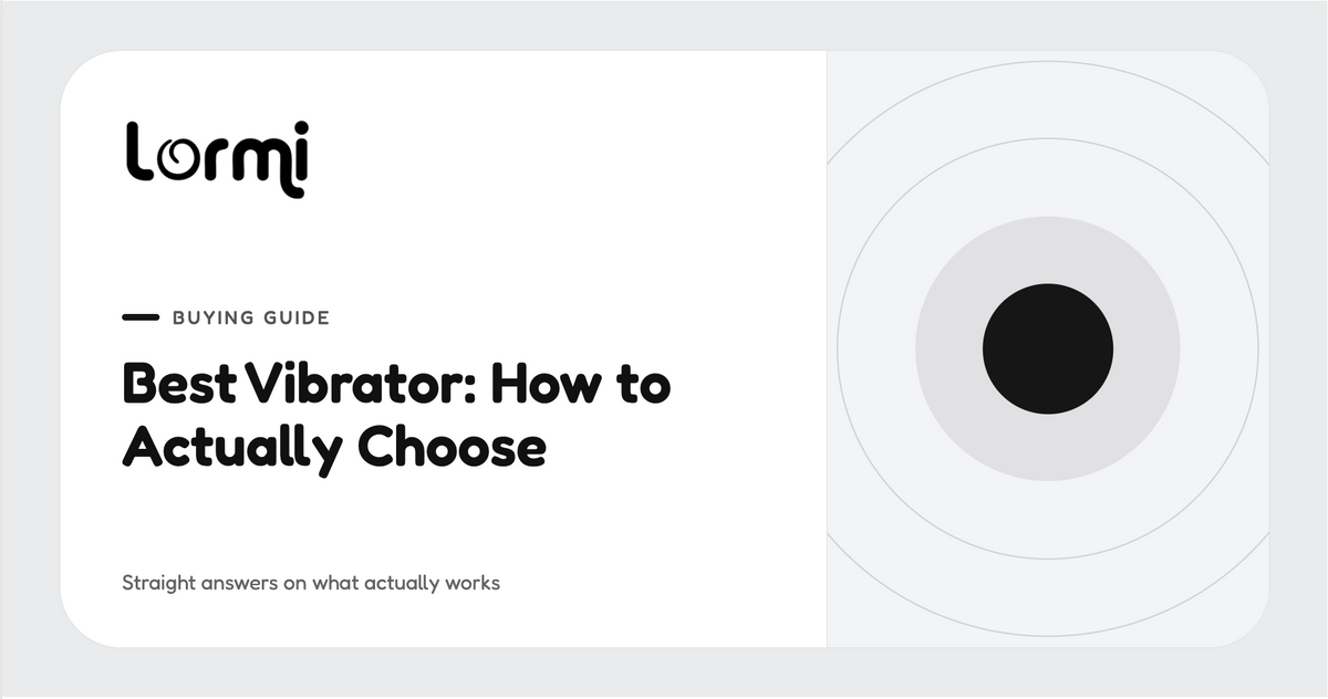 Best Vibrator: How to Actually Choose