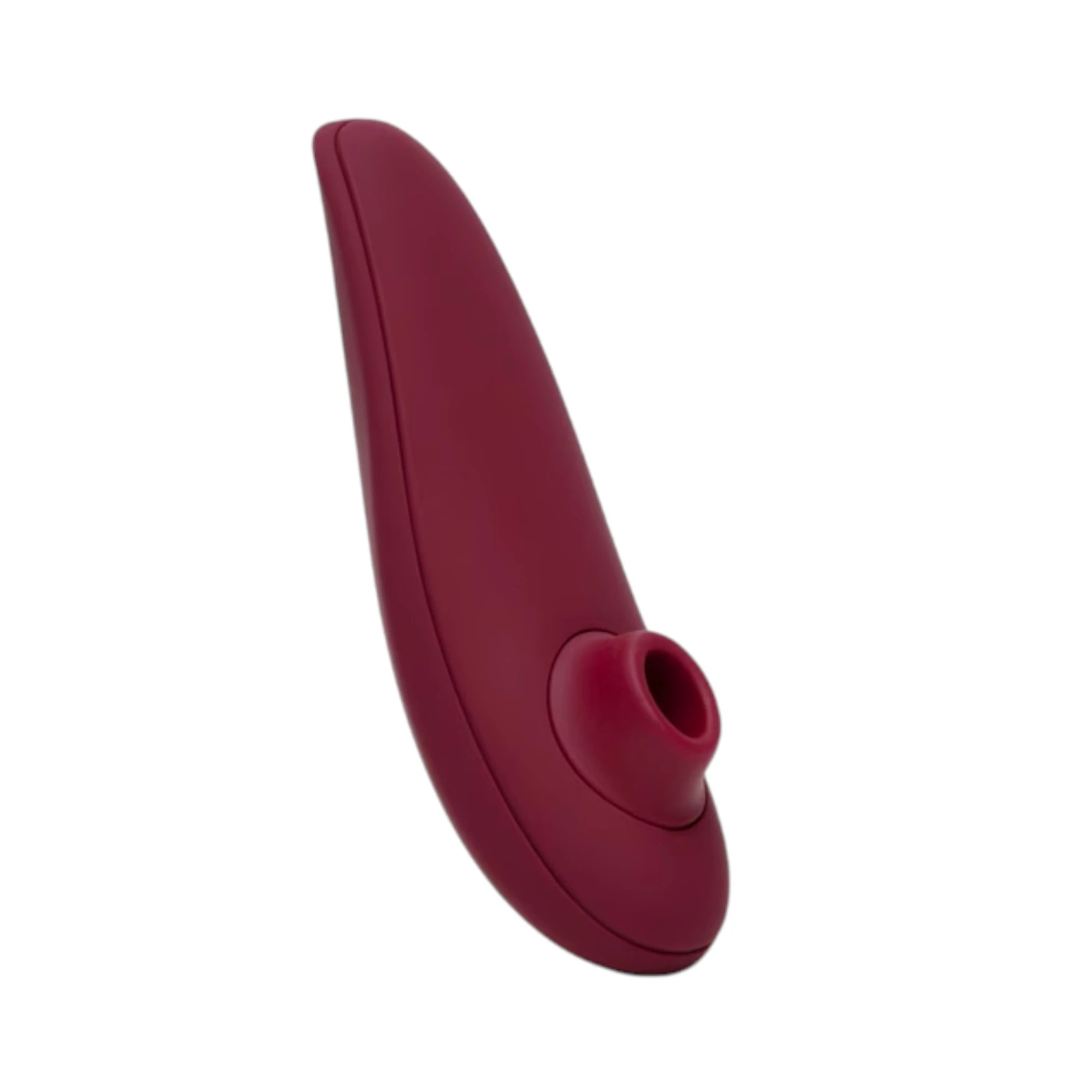 Womanizer Classic 2 burgundy clitoral suction vibrator against white background